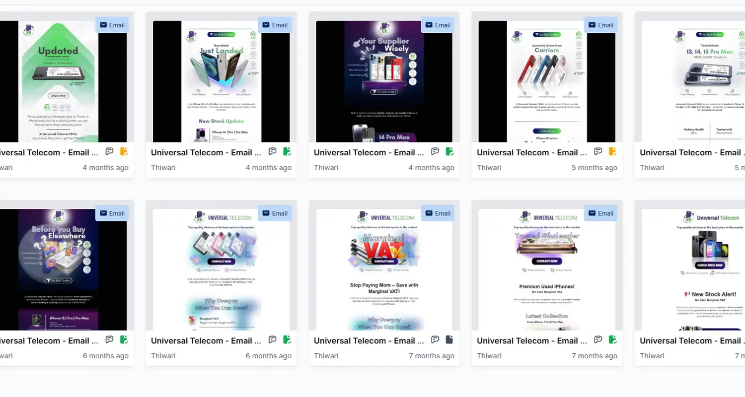 Custom Responsive Email Campaign Design - Template 1
